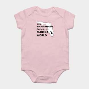 Michigan Girl Baby Bodysuit